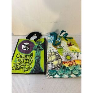 2 Trader Joe’s reuse tote grocery bags lot